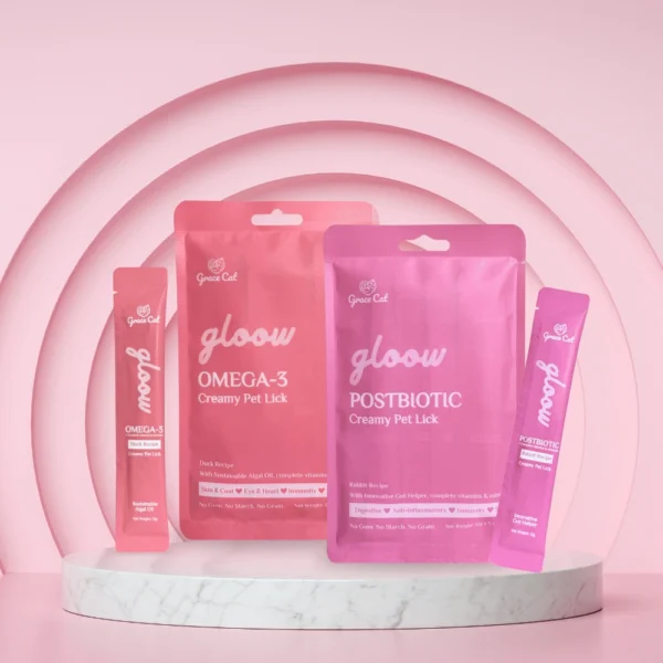 gloow Creamy Pet Lick - Omega-3 and Postbiotic